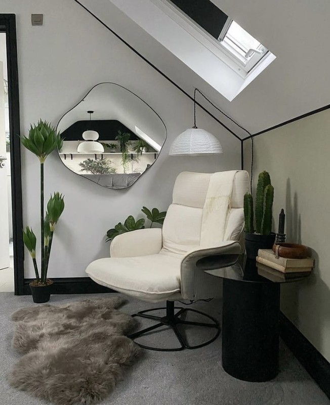 Large decorative mirror for a living room or dining room