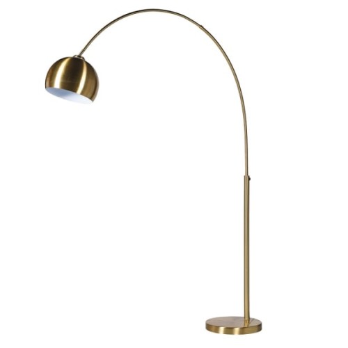 Willow Gold Arched Floor Lamp 205 cm iron