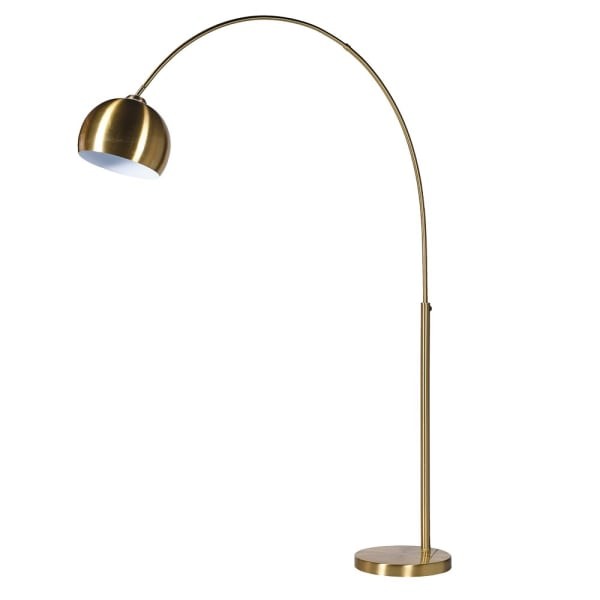 Willow Gold Arched Floor Lamp 205 cm iron