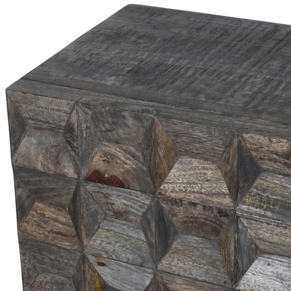 Eccleston two-door storage cabinet in mango wood