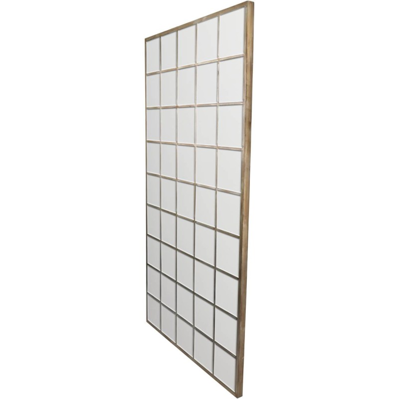 Window Gold Mirror 180x100 cm iron frame champagne gold