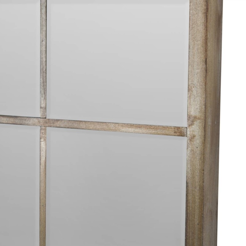 Window Gold Mirror 180x100 cm iron frame champagne gold