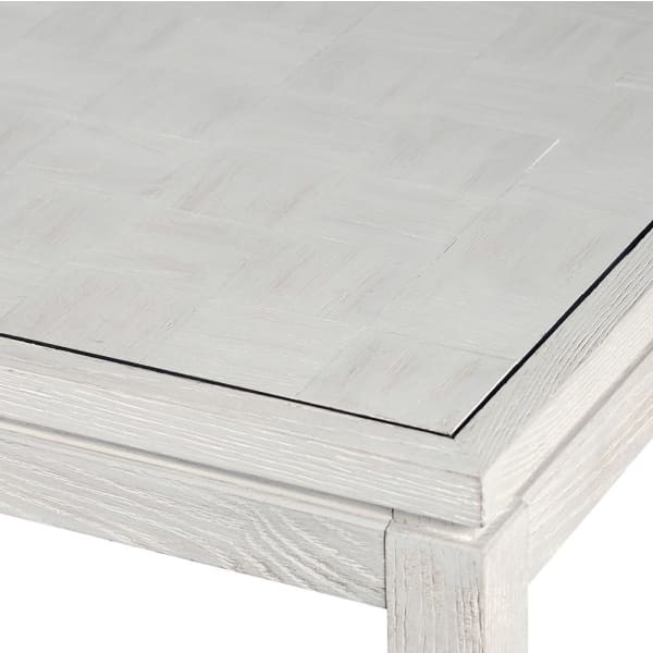 Light Oak Desk 140x77.5 cm oak three drawers iron details