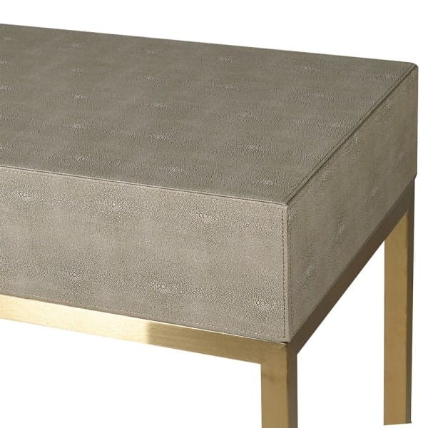 Oxford console with gold stainless steel frame