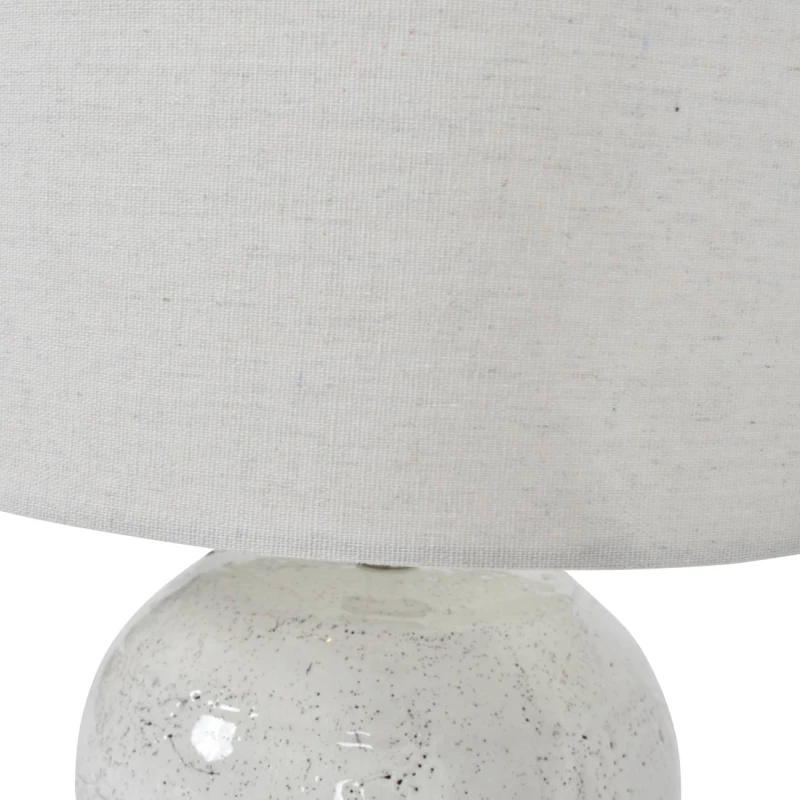 White table lamp for a sideboard or console