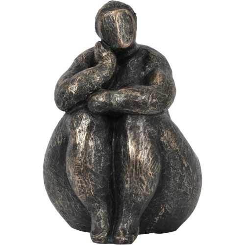 Venus III Female Sculpture 19 cm – Antique Bronze Polyresin Figurine