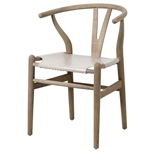 Luxury Linton Grey dining chair in modern farmhouse style