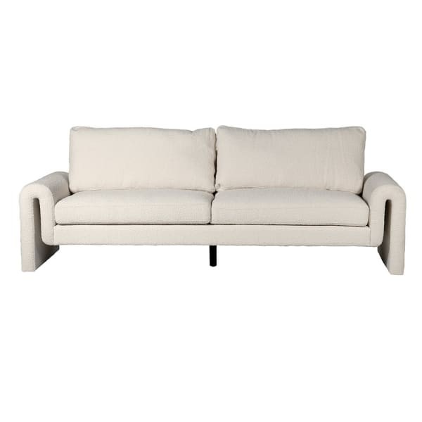 Cloud Three Seater Sofa 236 cm white boucle designer shape