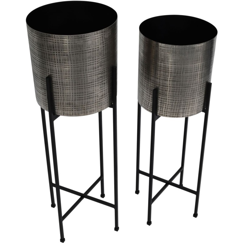 Tall Belgrave Grey indoor planters 76 cm