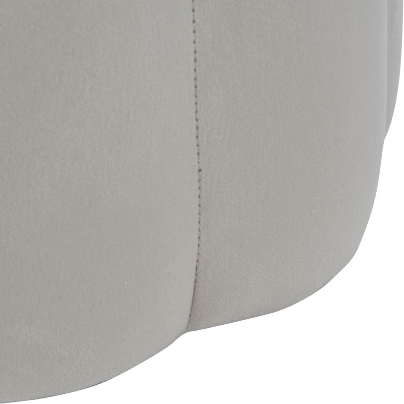 Maldon Taupe Velvet Stool 40x40 cm designer shape high quality velvet