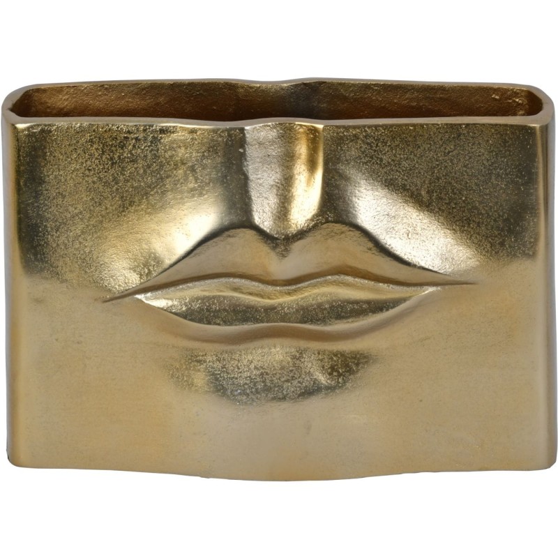 Lips Gold Vase 29x20 cm aluminium decorative vase