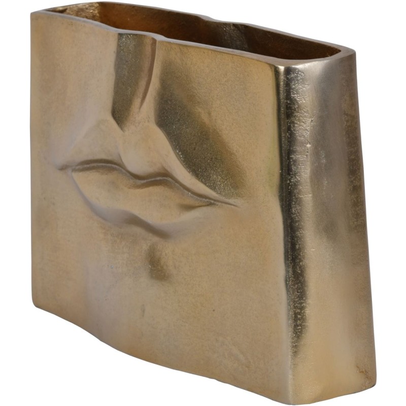 Lips Gold Vase 29x20 cm aluminium decorative vase