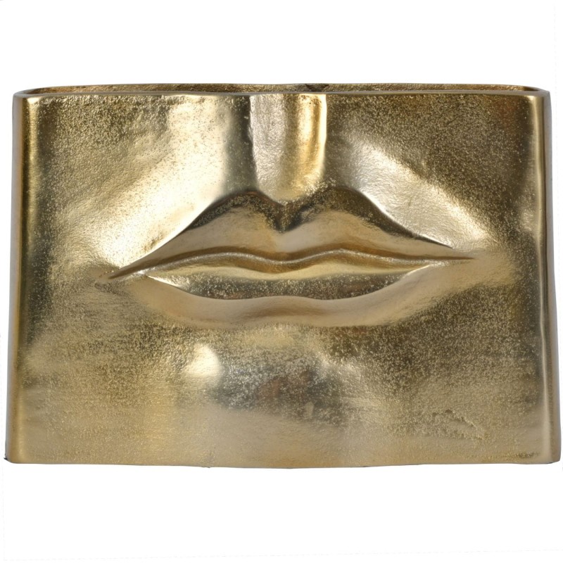 Lips Gold Vase 29x20 cm aluminium decorative vase