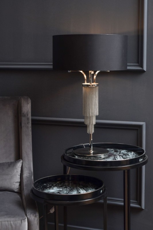 Two Mono side tables with removable tray tops