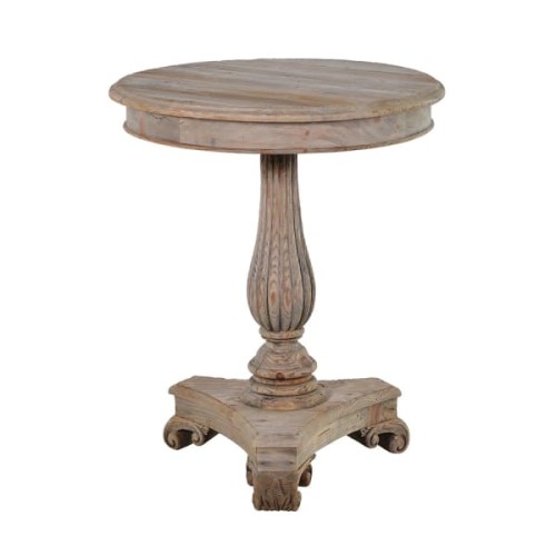Garda Round Reclaimed Pine Wine Table 60 cm