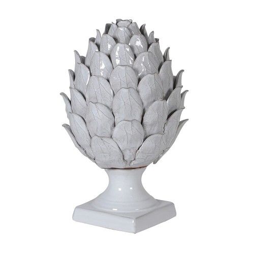 Grey Ceramic Artichoke Decoration 29 cm