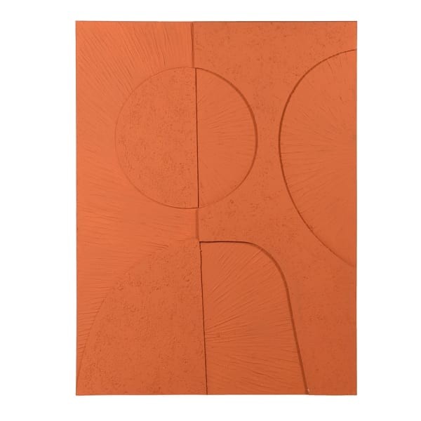 Orange Abstract Canvas Wall Art, 120 x 90 cm