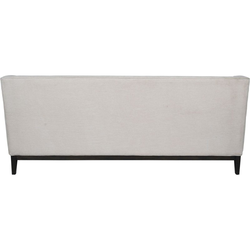 Cheval Ivory 3-Seater Sofa 200 cm – Fabric Upholstery with Decorative Buttons and Stitching