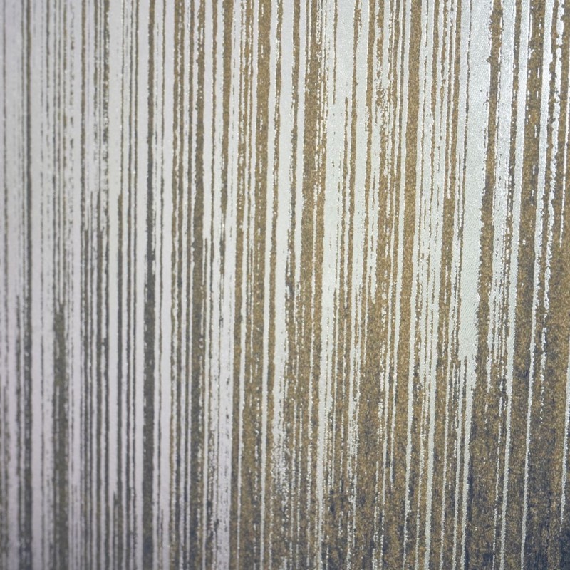 Reflective gold foil detail on Rain canvas art