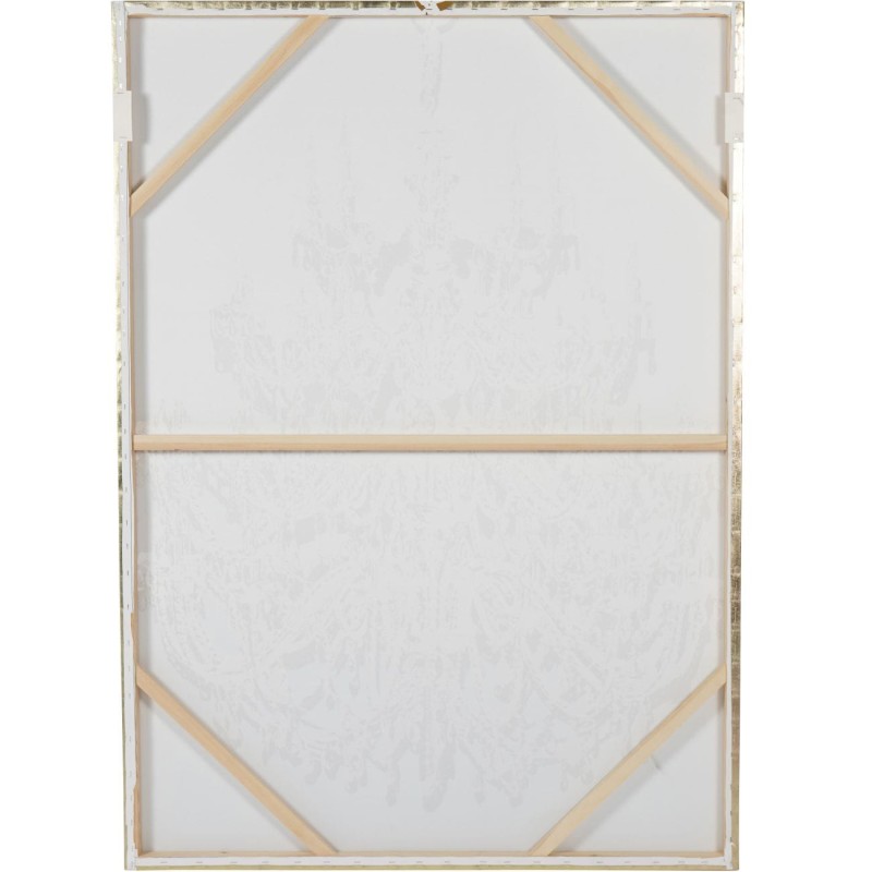 Chandelier Foiled Canvas 140x100 cm hand finished gold foil