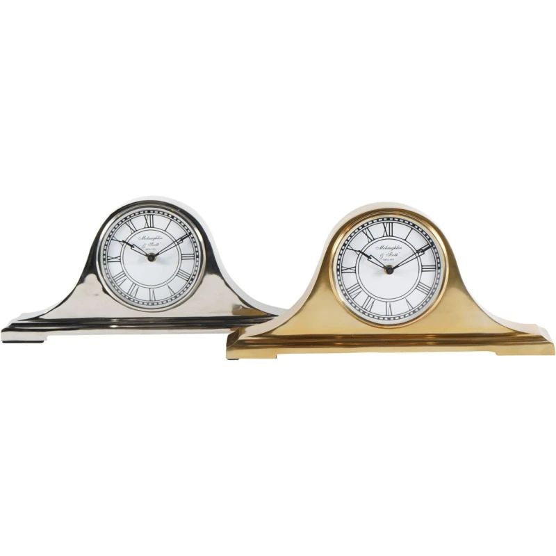 Round dial of the Retro Gold table clock