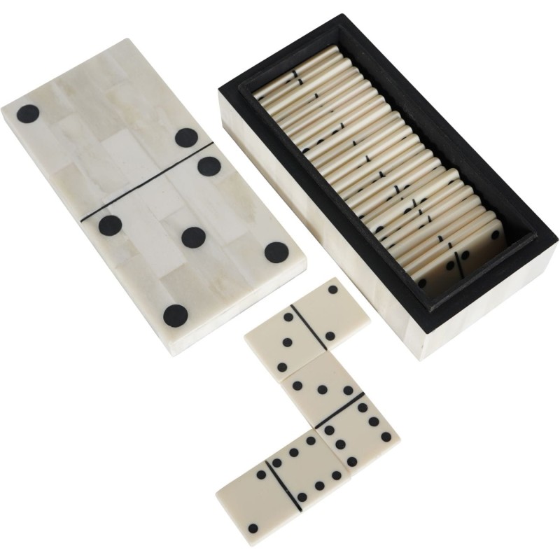 Elegant domino set for a coffee table