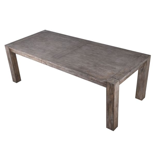 Grey suar wood dining table for dining room or kitchen