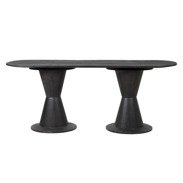 Bardem Black Acacia Wood Console Table – 200 x 79 cm