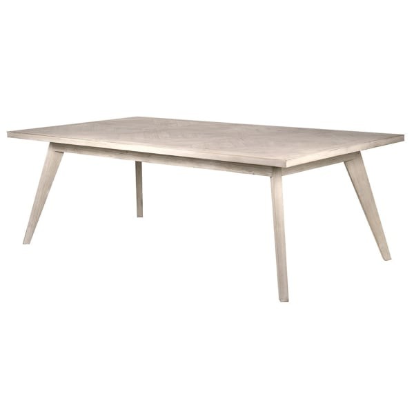 Fir Wooden Dining Table – 220 x 120 cm Light Fir Finish