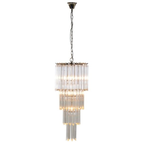 Maldon Tiered Crystal Chandelier – Four-Tier Design, 90 cm Height