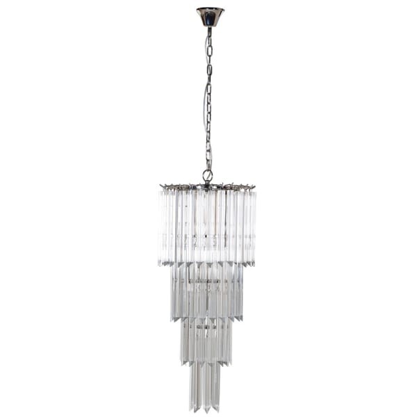 Maldon Tiered Crystal Chandelier – Four-Tier Design, 90 cm Height
