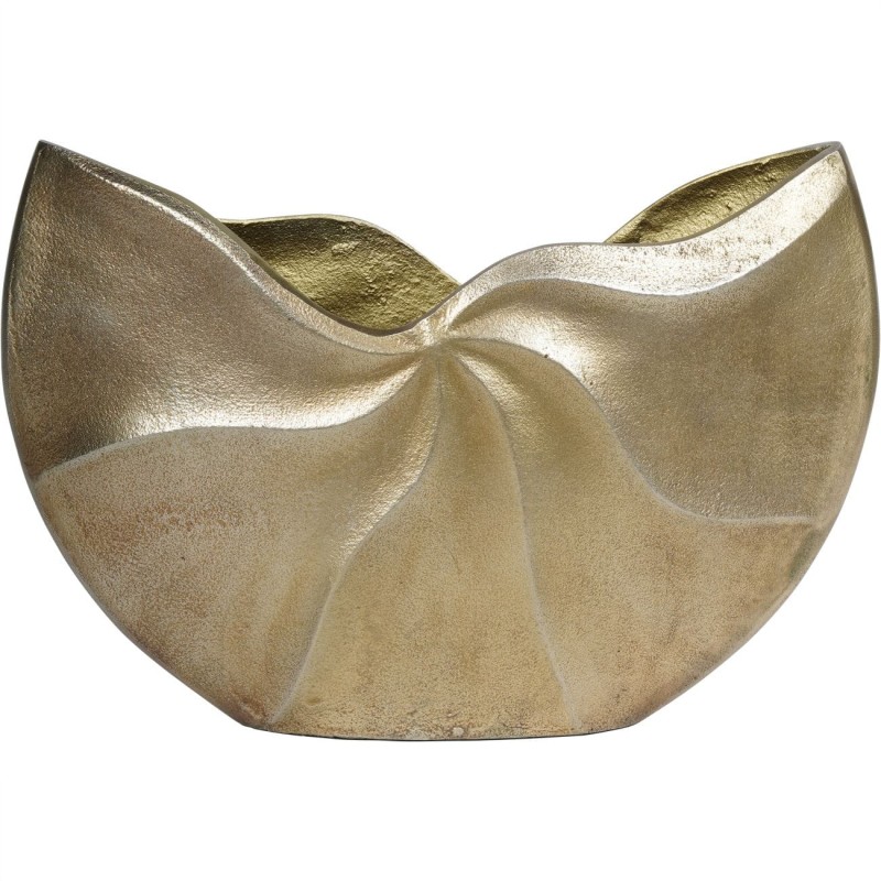 Gold Aluminium decorative vase 37 × 27 cm