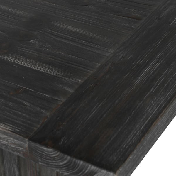 Black Bourne Dining Table 100x270 cm fir wood large rectangular table