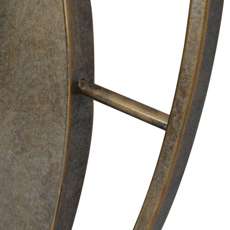 Primrose Aged Large Round Gold Wall Mirror 102cm