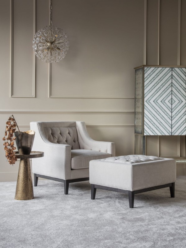 Belgrave Iron Round Side Table in Antique Gold Finish 51cm