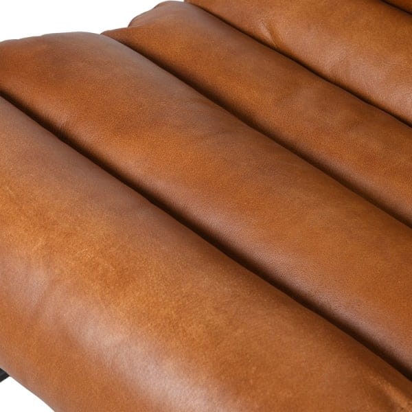 Camden Brown Leather Armchair 80 cm – Designer Natural Leather Chair