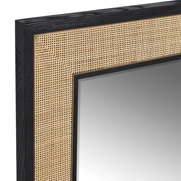 Zelten Mirror 85 cm Square Oak Vienna Braid Decorative Frame