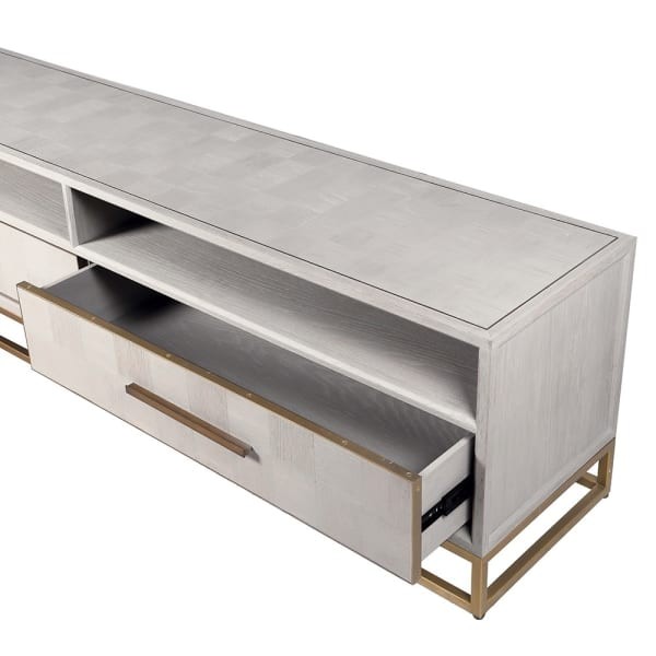 Primrose Entertainment Unit in Light Oak - 200x55cm Media Console