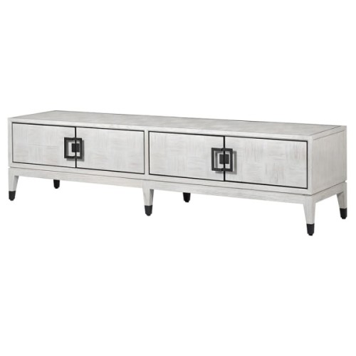 Light Oak Entertainment unit - 193cm Veneer Cabinet