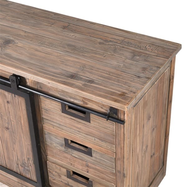 Wooden sideboard, opulent sideboard, spacious chest of drawers, buffet cabinet