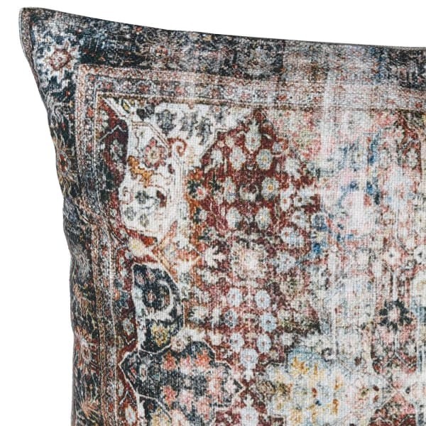 Colourful cotton cushions with an ornamental pattern