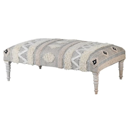 Ottoman Orient Wool 132x83 cm crafted from cotton, wool, and mango wood
