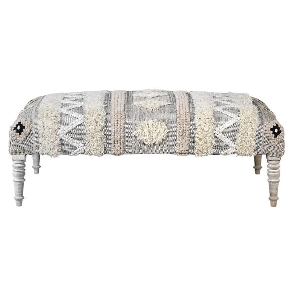 Ottoman Orient Wool 132x83 cm crafted from cotton, wool, and mango wood