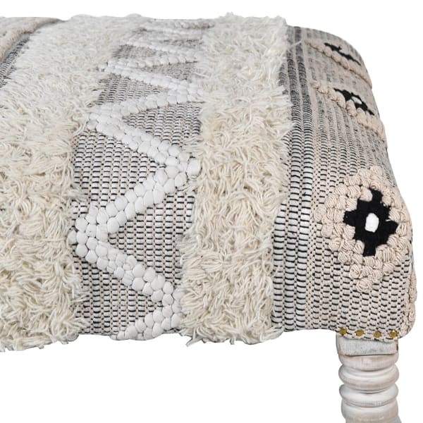 Ottoman Orient Wool 132x83 cm crafted from cotton, wool, and mango wood