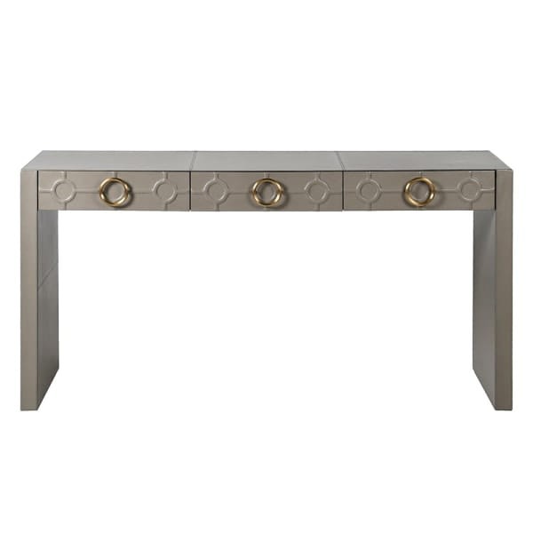 Luxury grey console table for living room or hallway styling