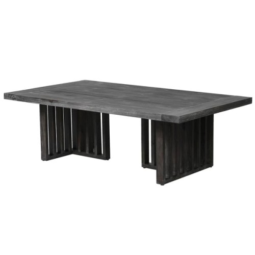 Bourne Large Black Fir Wood Coffee Table 140 x 80cm
