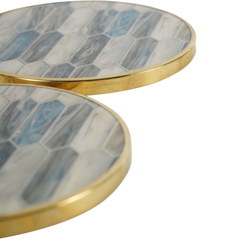 Belgravia Grey coasters with felt backing