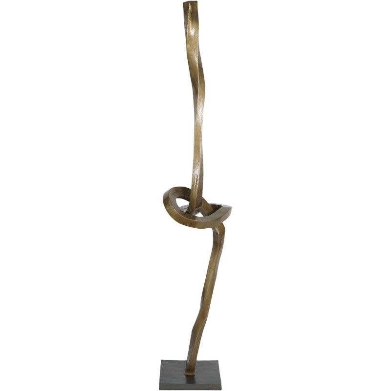 Eccleston gold floor sculpture 158 cm in aluminium