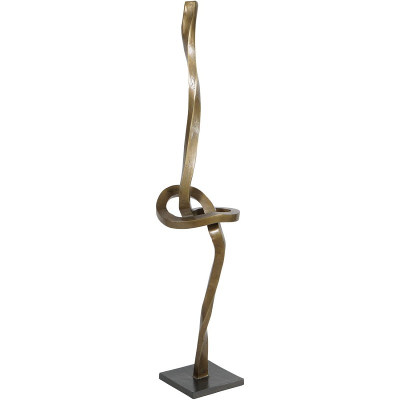 Modern handcrafted aluminium floor sculpture Eccleston
