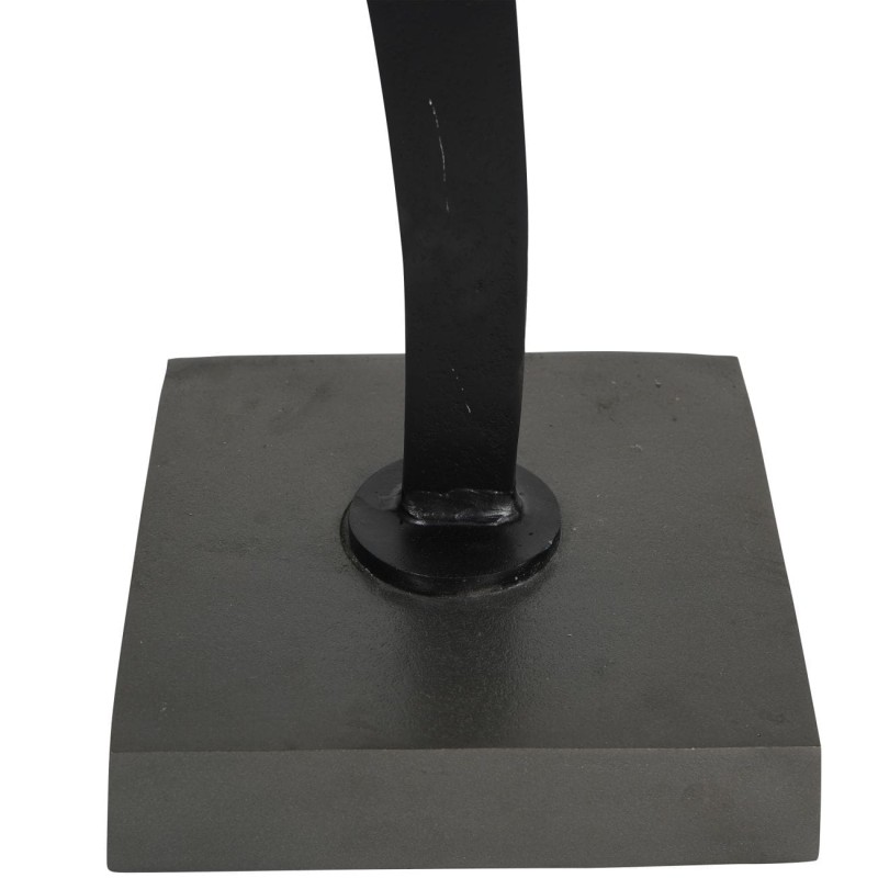 Contemporary Aluminum Floor Sculpture - Eccleston 128 cm in Black